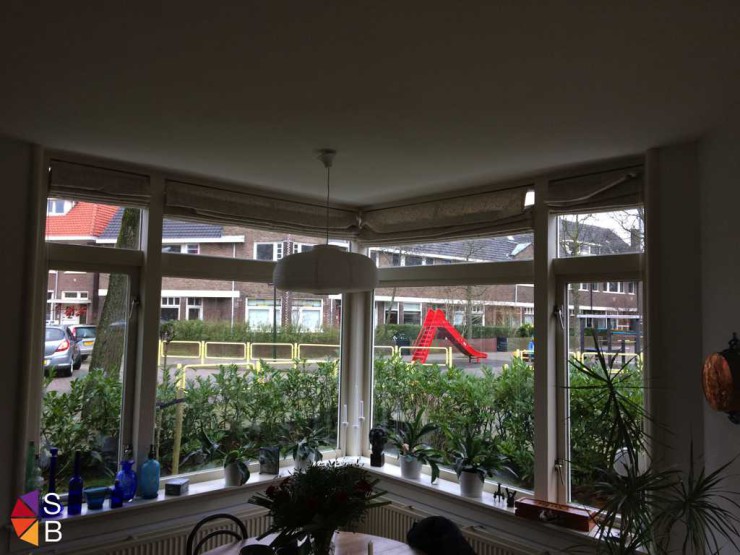 Glas in lood weer terug gemaakt in oude stijl